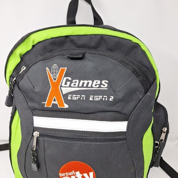 Rare Vintage X Games/ESPN/ESPN2/Circuit City Backpack-Early 2000s Nice!! - Picture 14 of 15